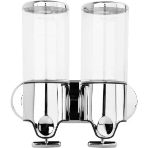 Cena promocyjna DOZOWNIK MYDŁA W PŁYNIE NAŚCIENNY 2X500 ML CHROM