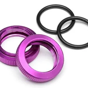 Ograniczona ilość SHOCK ADJUSTER NUT 20MM (PURPLE/2PCS)