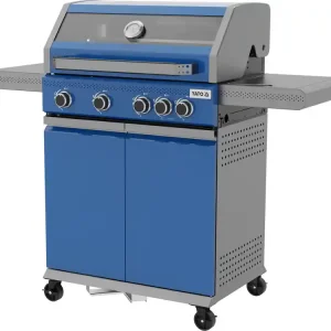 GRILL GAZOWY OKAYA 4+1, 14,2KW, Z SZYBĄ, NIEBIESKI Oferta