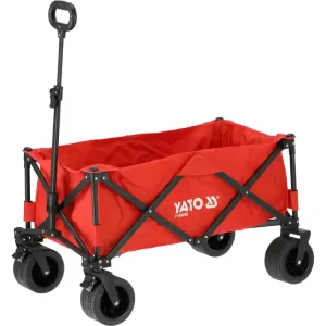 WÓZEK OGRODOWY TURYSTYCZNY SKŁADANY Z SZEROKIMI OPONAMI 100KG + MATA Kup online