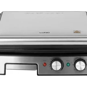 GRILL ELEKTRYCZNY 2000W, 29,5X24CM, TIMER Dostępne od ręki