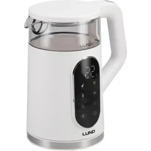 CZAJNIK ELEKTRYCZNY 1,7L, REGULACJA TEMPERATURY, BIAŁY Popularny