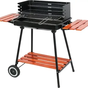Kup teraz GRILL WĘGLOWY Z PÓŁKAMI, RUSZT 53X33CM