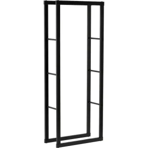 STOJAK STALOWY NA DREWNO KOMINKOWE 60X25X150CM Popularny