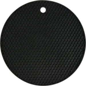 SILIKONOWA PODKŁADKA POD GARNEK CZARNA Premium