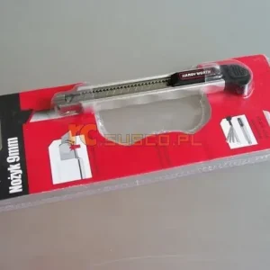 Do wyczerpania zapasów Nożyk metalowy łamany 9mm z magazynkiem oraz śrubą dociskową.