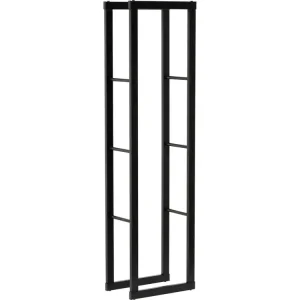 STOJAK STALOWY NA DREWNO KOMINKOWE 40X25X150CM Sprawdź teraz