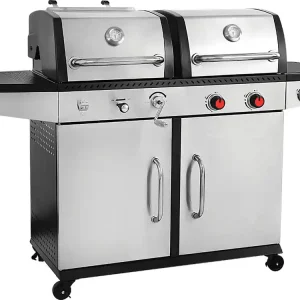 GRILL OTAKE 2W1, GAZOWY + WĘGLOWY, STAL NIERDZEWNA, 8,2KW Oferta