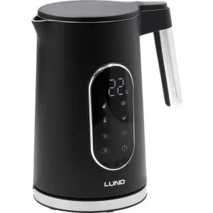 Łatwy zwrot CZAJNIK ELEKTRYCZNY 1,7L, REGULACJA TEMPERATURY, CZARNY