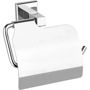 Najlepsza cena UCHWYT Z KLAPKĄ NA PAPIER TOALETOWY QUAD CHROM