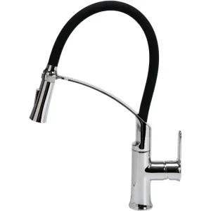 BATERIA ZLEWOZMYWAKOWA Z ELASTYCZNĄ WYLEWKĄ FLEXIBLE 2-BLACK Obniżka ceny