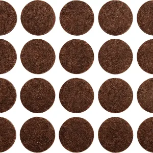 PODKŁADKI FILCOWE 20 MM BRĄZOWE Premium