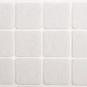 PODKŁADKI FILCOWE 28X28 MM BIAŁE Hit cenowy