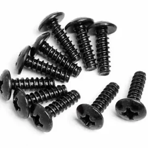 Szybka wysyłka Round Head Self-Tapping Screw M3x10mm (10Pcs)