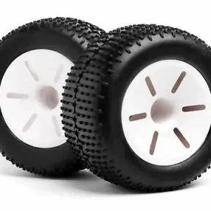 Promocja 1/10 Truggy Wheel and Tyre Assembly 12mm Hex Mount 105mm Dia.x 5