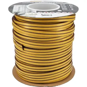 USZCZELKA DO OKIEN I DRZWI, EPDM, TYP E, BRĄZ, 150M Najlepsza cena