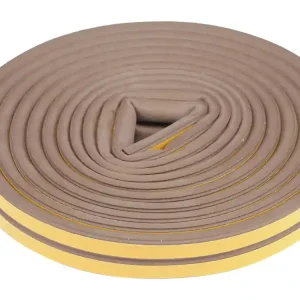 Ograniczona ilość USZCZELKA DO OKIEN I DRZWI, EPDM, TYP D, BRĄZ, 6M