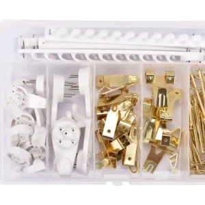 ZESTAW HAKÓW NA OBRAZY 121SZT. Darmowy zwrot