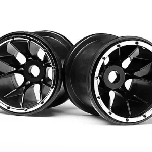 Black Wheels 2 Pcs (Blackout MT) Nowość