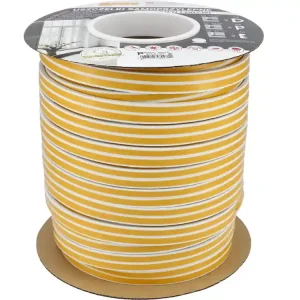 USZCZELKA DO OKIEN I DRZWI, EPDM, TYP P, BIAŁA, 100M Zniżka