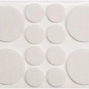 PODKŁADKI FILCOWE MIX, 20 I 38 MM, BIAŁE Nie przegap