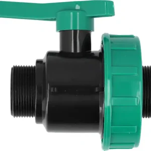 Zniżka ZAWÓR KULOWY1 1/2" X 1 1/2" PP, MALE/MALE