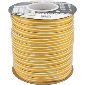 Okazja USZCZELKA DO OKIEN I DRZWI, EPDM, TYP E, BIAŁA, 150M