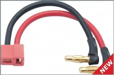 Adapter typu Gold 4 mm --Dean do pakietów Li-Pol Premium