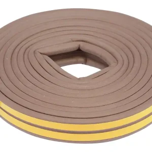 Hit cenowy USZCZELKA DO OKIEN I DRZWI, EPDM, TYP P, BRĄZ, 6M