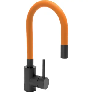 BATERIA ZLEW. 'BLACK FLEXIBLE' POMARAŃCZOWA Do wyczerpania zapasów