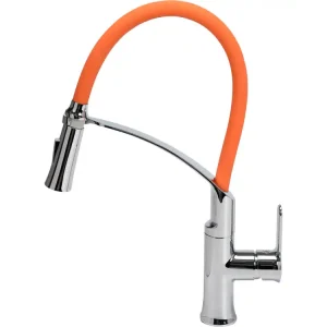 BATERIA ZLEWOZMYWAKOWA Z ELASTYCZNĄ WYLEWKĄ FLEXIBLE 2-ORANGE Bezpieczna płatność