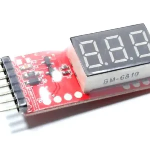 Wskaźnik napięcia LCD 2-6 ogniw LiPo, Pb Szybka wysyłka
