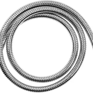 WĄŻ PRYSZNICOWY ROZCIĄGLIWY 1.5-2.0M WZMOCNIONY PODWÓJNY SPLOT CHROMOWANY ANTYTWIST Nowość