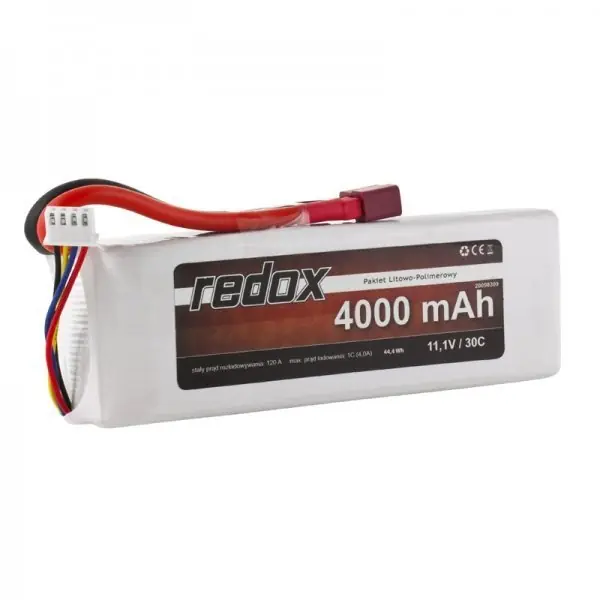 Redox 4000 mAh 11,1V 30C - pakiet LiPo Ograniczona ilość