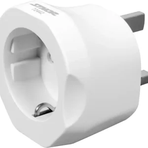ADAPTER PODRÓŻNY Z EUROPEJSKIM GNIAZDEM I ANGIELSKĄ WTYCZKĄ, EUROPA - UK Dodaj do koszyka