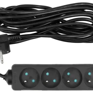 PRZEDŁUŻACZ ELEKTRYCZNY 4 GNIAZDA 5 M Bestseller