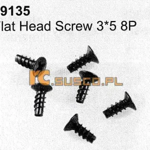 Flat head screw 3*5 8P Szybka dostawa