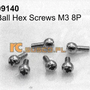 Ball hex screws M3 8P Popularny