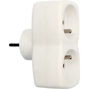 Tani ROZGAŁĘŹNIK 2 GNIAZDA Z UZIEMIENIEM