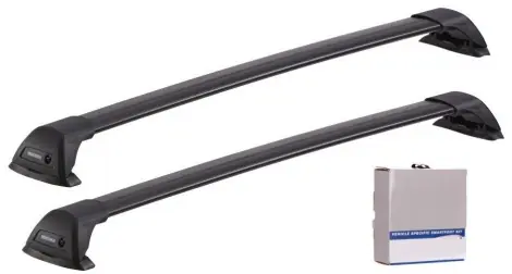 Bagażnik dachowy Yakima belki FlushBar Czarny Mitsubishi Pajero IV (NS/NT/NW/NX) 2007->2013 5 drzwi suv Niska cena