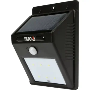 LAMPA ŚCIENNA SOLARNA Z CZUJNIKIEM RUCHU 6 SMD LED Premium
