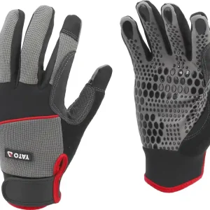 Taniej RĘKAWICE SKÓRA SYNT. ANTYPOŚL. NAKRAPIANE ROZM. 8