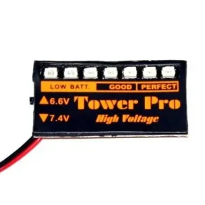 Wskaźnik napięcia 6.6/7.4V (HV) TowerPro Bestseller