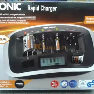 ŁADOWARKA DO WSZYSTKICH TYPÓW AKUMULATORKÓW AA/AAA/R14/R20 i 9V Zamów dziś