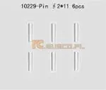 Łatwy zwrot Pin 6pcs11*∮2