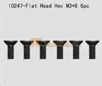 Flat Head Hex 6pcsM3*8 Ekspresowa dostawa