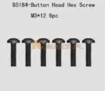 Cap Head Hex. Mechanical Screws 3*12 6P Szybka wysyłka