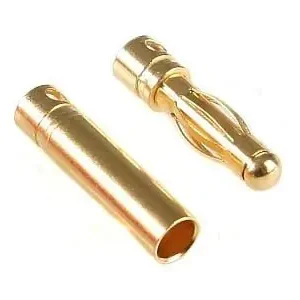 Dostępne od ręki Para konektorów BANAN 4mm