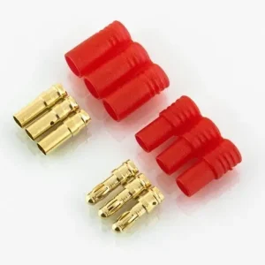 Potrójny Konektor typu banan 3 x 3,5 mm (z osłonką i goldami) pa Cena promocyjna