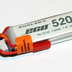 Akumulator Li-Po Dualsky 520mAh 25C 2S1P 7.4V Obniżka ceny